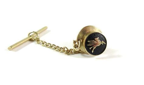 10k Yellow Gold Mobil Oil Pegasus Tie Tack Pin Back Tie Tack Pin