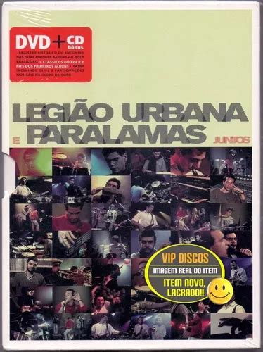 Box Legião Urbana E Paralamas Juntos Cd Dvd Novo Lacrado