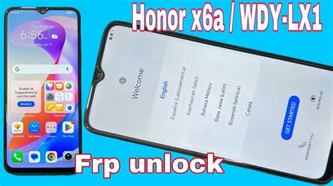 Honor Wdy Lx2 Frp Bypass Honor X6a Frp Bypass Without Pc Honor X6a