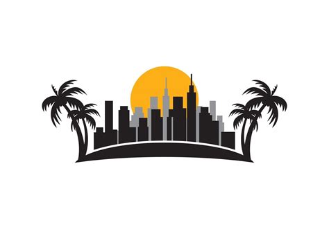 Miami Skyline SVG