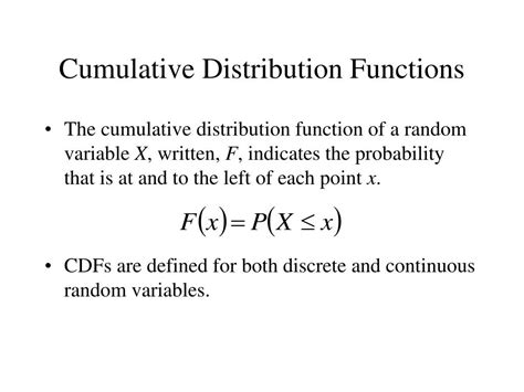 Cumulative Distribution Function