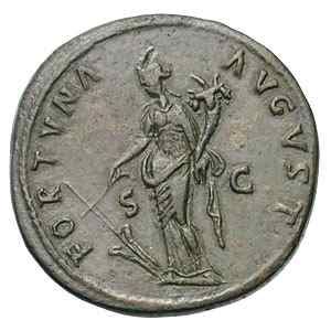 Nerva Ć Sestertius IMP NERVA CAES AVG P M TR P II COS III P P