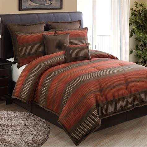 Russell Rust 8 Piece Comforter Set Home Pinterest