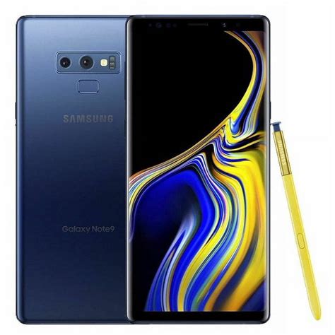 Samsung Galaxy Note 9 N960u 128gb T Mobile Gsm Unlocked Phone Ocean