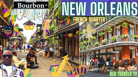 Visiting New Orleans Louisiana Bourbon Street French Quarter