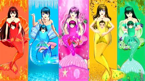 Ibu Hamil Api Vs Hamil Es Semua Mermaid Hamil Ke Salon Yuta Mio