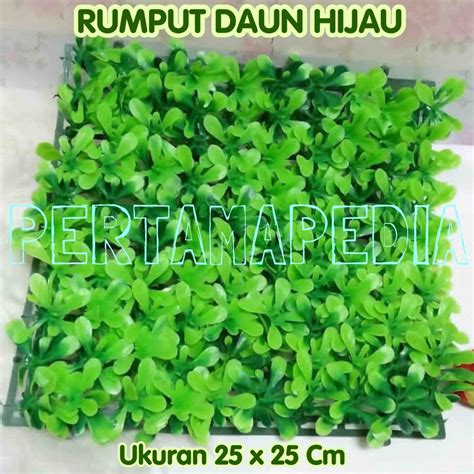 Jual Rumput Artificial Rumput Hiasan Dinding Tembok Pohon Tipe Hijau