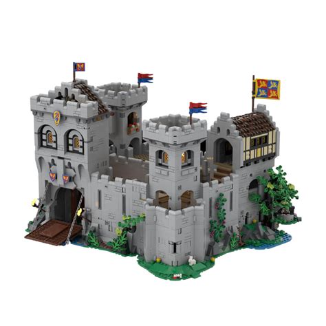 MOC-144534 Medieval Knight’s Castle Building Blocks Set by Dream Build Bricks | Medievalbrick.com