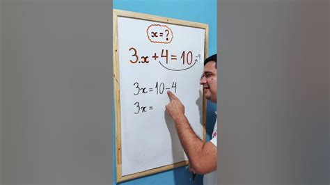 Equação Do Primeiro Grau ♥️ Aprenda Com O Mr Bean Da Matemática 👨🏻‍🏫