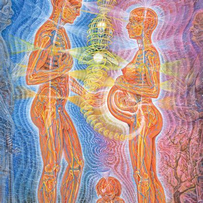 Progress of the Soul Collection Alex Grey Искусство с геометрией