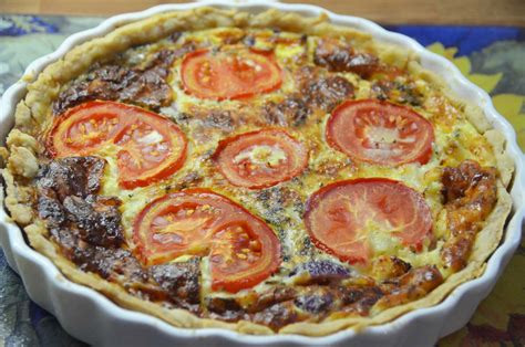 Easy Cheese And Tomato Quiche Recipe Delicious Served Hot Or Cold