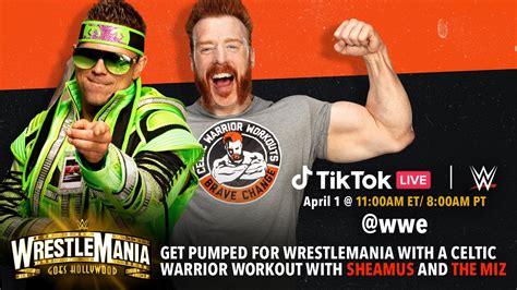 Get Pumped For Wrestlemania With A Celtic Warrior Workout Featuring Sheamus And The Miz Wwe