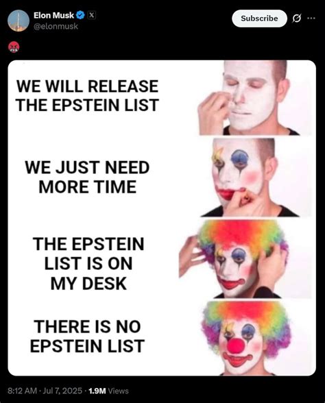 Musk Leads Right-Wing Meltdown Over Trump Administration’s Epstein Review