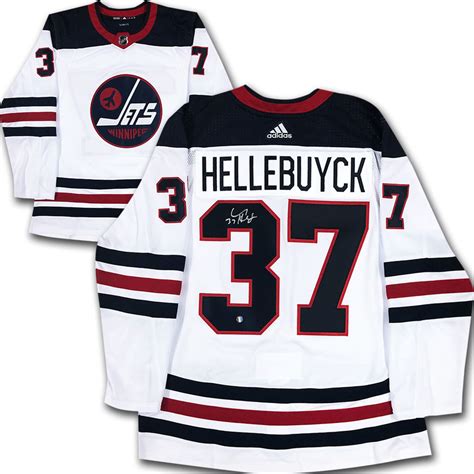 Connor Hellebuyck Autographed Winnipeg Jets Adidas Pro Jersey Nhl