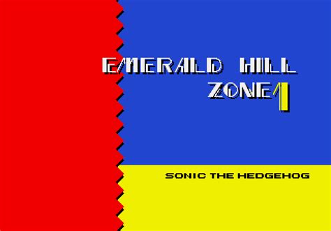 Sonic The Hedgehog 2 Level Titles Fonts In Use