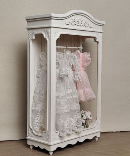 16 Scale Dollhouse Miniatures Furniture Princess Wardrobe Unfinished Bedroom Ebay