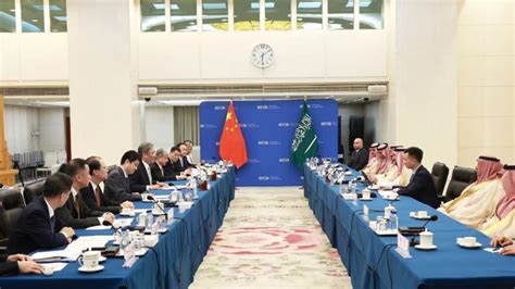 Minister Wang Wentao Meets With Yasir Al Rumayyan Head Of Saudi Arabia