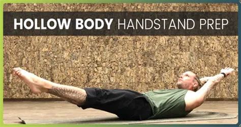 Hollow Body Drills For Learning How To Do A Handstand