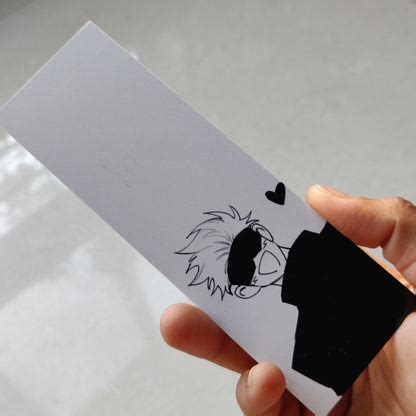 gojo bookmark dipped  doodles