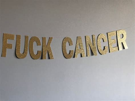 Fuck Cancer Fuck Cancer Banner Chemo Finito Banner Beat Etsy