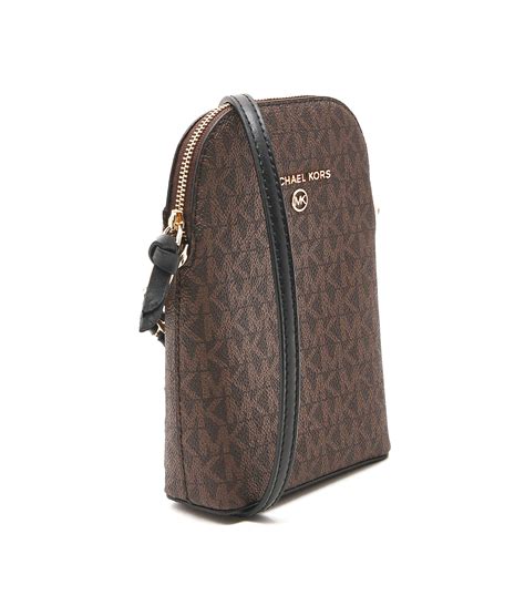 Cell Phone Bag Jet Set Charm Michael Kors Brown Gomez Pl En