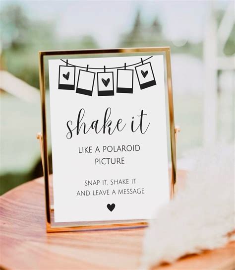 Shake It Like A Polaroid Picture Sign Printable Polaroid Photo