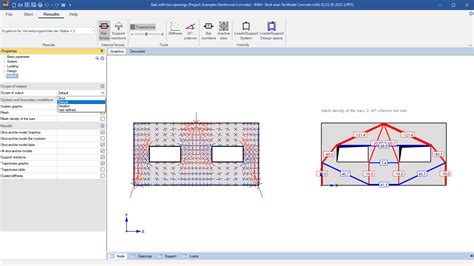 Strut-and-Tie Model Reinforced Concrete BSM+ I FRILO