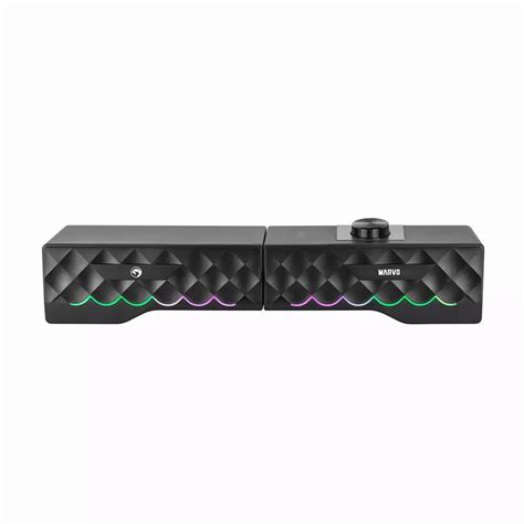 Marvo Тонколони Gaming Speakers 2 0 soundbar 6W Bluetooth RGB MARVO