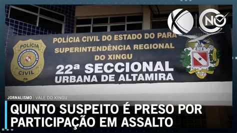 Quinto Suspeito Preso Por Participa O Em Assalto De Quase Meio