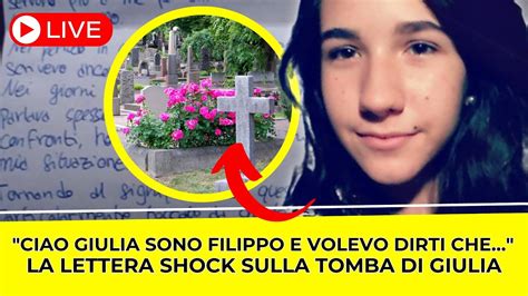 Ultimo Minuto Lettera Tra I Fiori Sulla Tomba Di Giulia Cecchettin