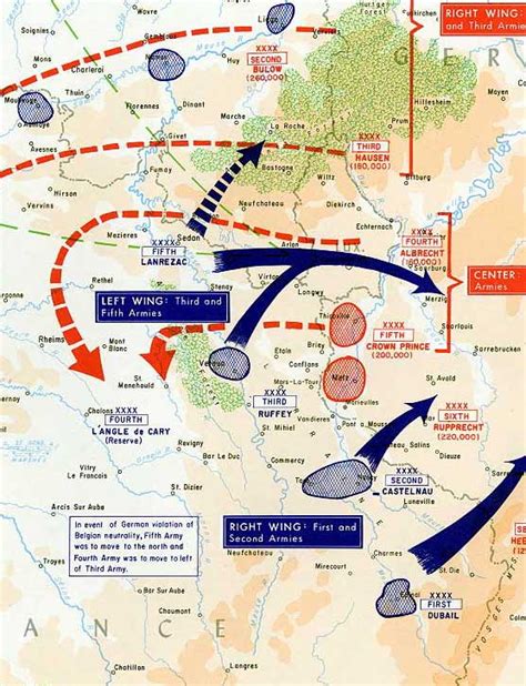 Western Front 1914 War Plans