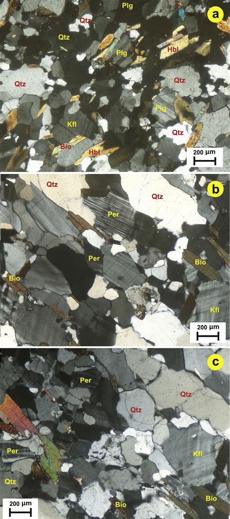 Photomicrographs Showing Basement Gneisses Are Mainly Comprised Of Download Scientific Diagram