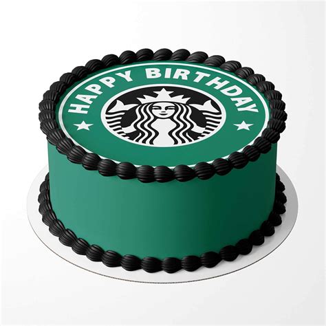 Starbucks Coffee Logo Edible Cake Topper Image Abpid10115 Ubicaciondepersonas Cdmx Gob Mx