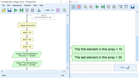 Flowgorithm Integer Array Testingdocs