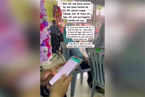 Video Guru Besar Pukul Murid Dalam Majlis Sekolah Tersebar