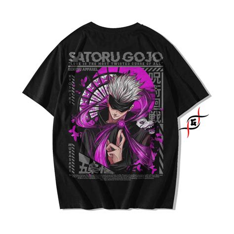 Jual GENRYU Satoru Gojo New Anime Jujutsu Kaisen Baju Kaos T Shirt