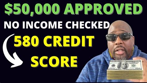 50000 Business Loan For Poor Credit Only 580 Fico Score No Income