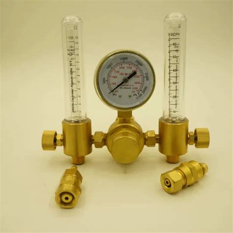 High Pressure Argon Co2 Regulators With Double Flow Meter Gas Regulator And Welding Cutting