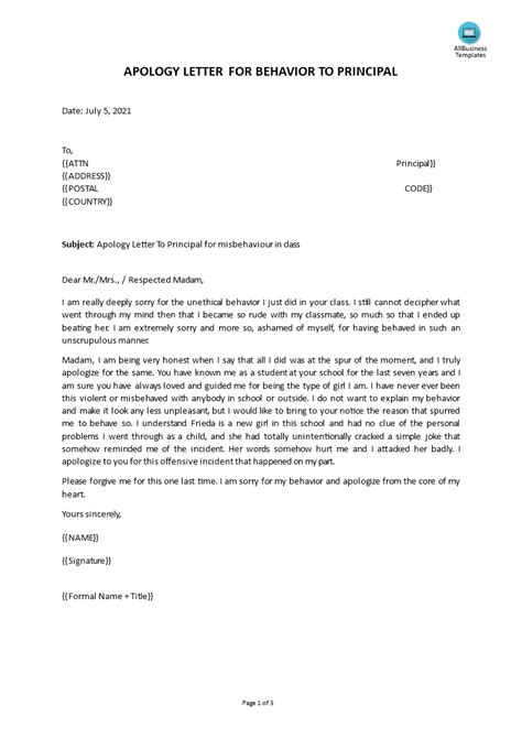 Business Apology Letter Example Hot Sex Picture