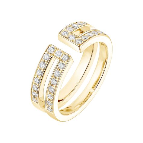 Ariane Pavée Yellow Gold Diamond Ring Gemmyo