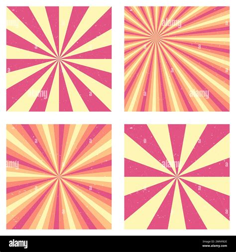 Amazing Vintage Backgrounds Abstract Sunburst Covers With Radial Rays