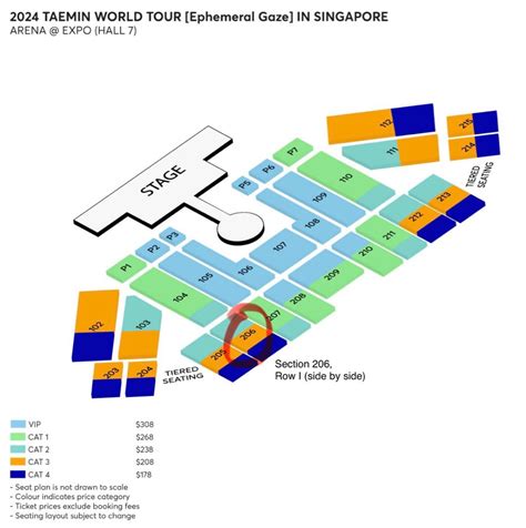 Wts X Cat Taemin World Tour Ephemeral Gaze In Singapore