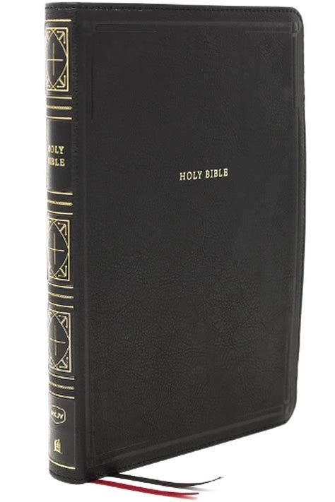 NKJV Holy Bible Giant Print Thinline Bible Black Leathersoft Thumb