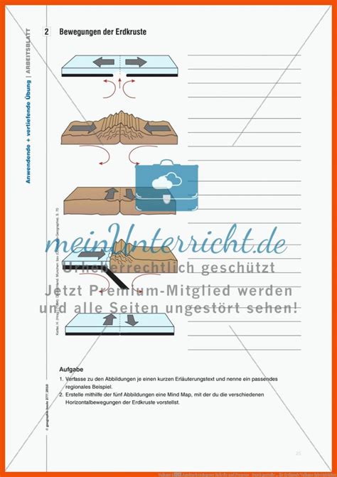 Erdkunde Vulkane Arbeitsbl Tter Geographie Arbeitsbl Tter