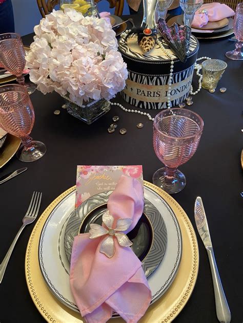 Pink And Gold Pink And Gold Tablescapes Pink