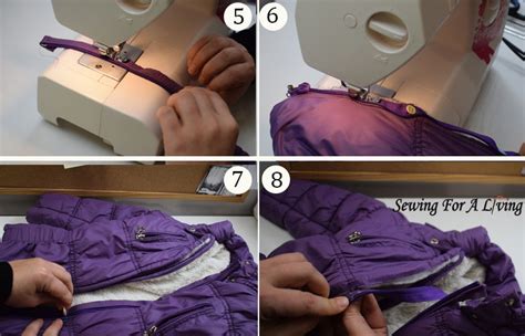 How To Replace The Zipper On A Jacket Sewing For A Living