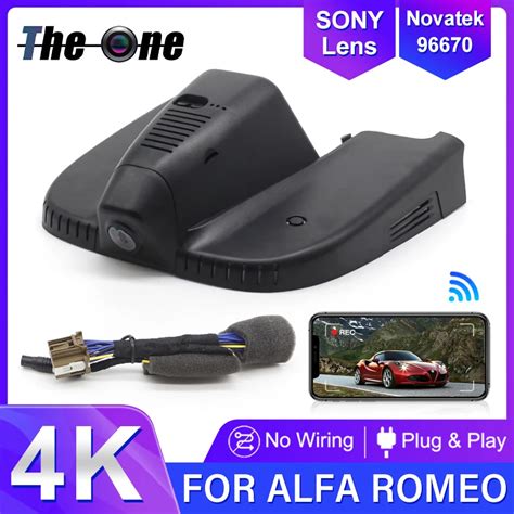 4K Plug And Play Car DVR WIFI Dash Cam Camera For ALFA ROMEO Stelvio