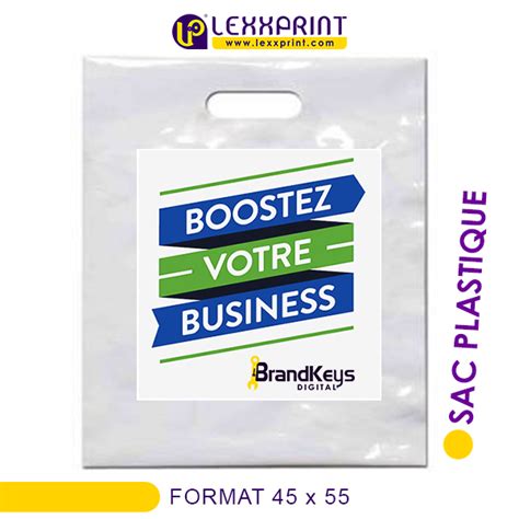 Sachet Plastique Eco X Lexxprint Imprimerie En Ligne Services