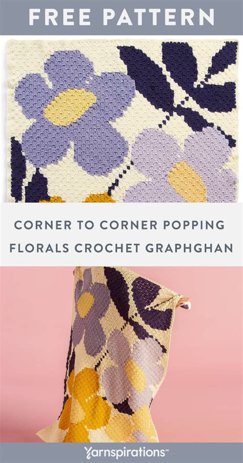 The Crochet Pattern Is Shown With Text That Reads Corner To Corner