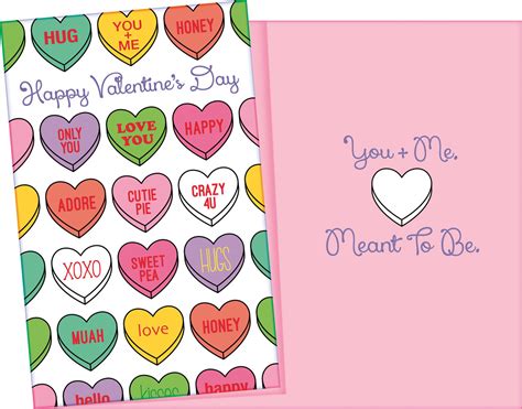 031985 Six Valentines Day General Greeting Cards With Six Envelopes